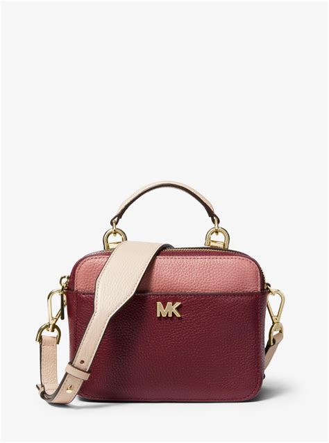 michael michael kors mott mini color block pebbled leather crossbody|Mott Mini Color.